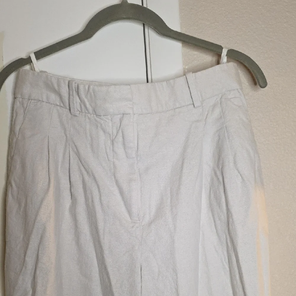 Open Edit Everyday Linen Blend Pants • Grey Moonbeam 2️⃣ - Picture 9 of 11